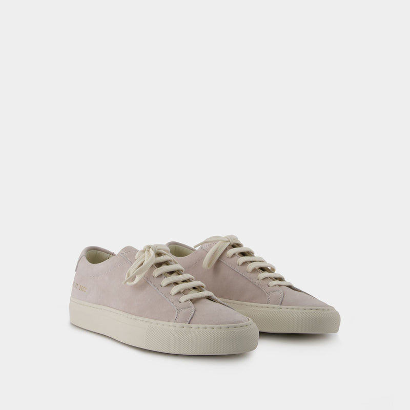 Contrast Achilles Sneakers - COMMON PROJECTS - Leather - Beige