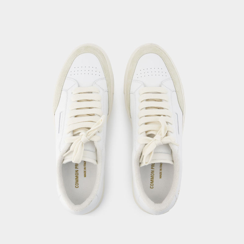 Tennis Pro Sneakers - COMMON PROJECTS - Leather - White