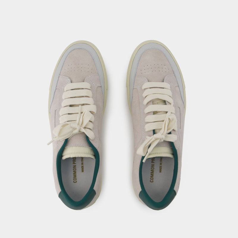 Tennis Pro Sneakers - COMMON PROJECTS - Leather - Green