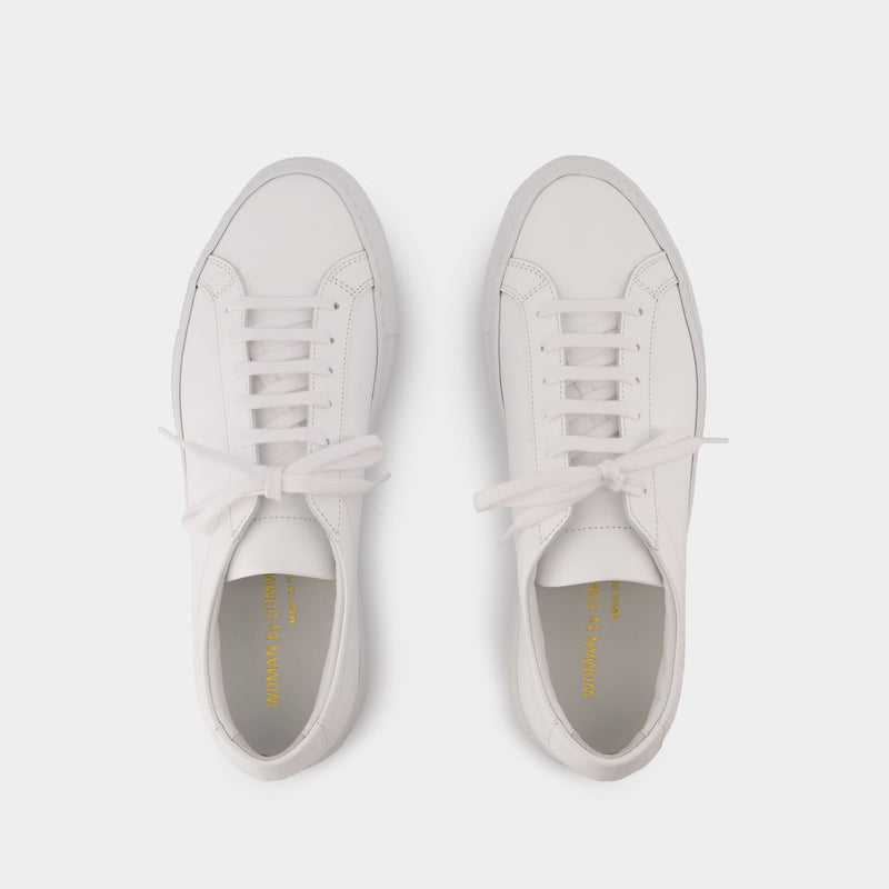 Original Achilles Low Sneakers - COMMON PROJECTS - Leather - White