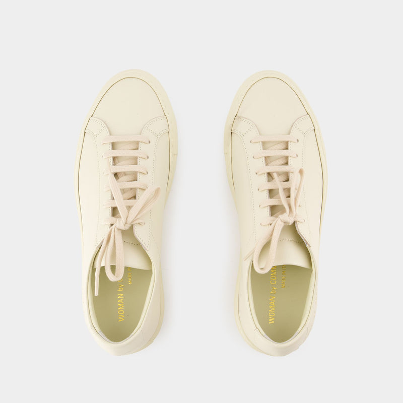 Original Achilles Low Sneakers - COMMON PROJECTS - Leather - White