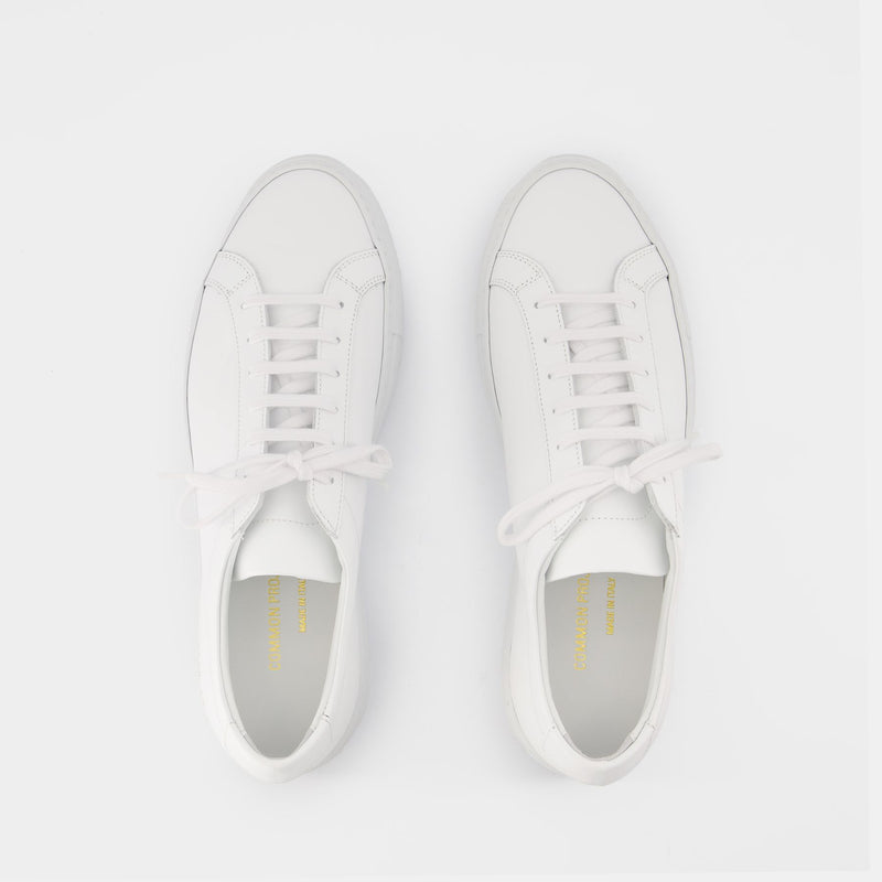 Original Achilles Low Sneakers - COMMON PROJECTS - Leather - White