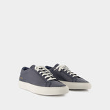 Achilles Contrast Bumpy Sneakers - COMMON PROJECTS - Leather - Blue