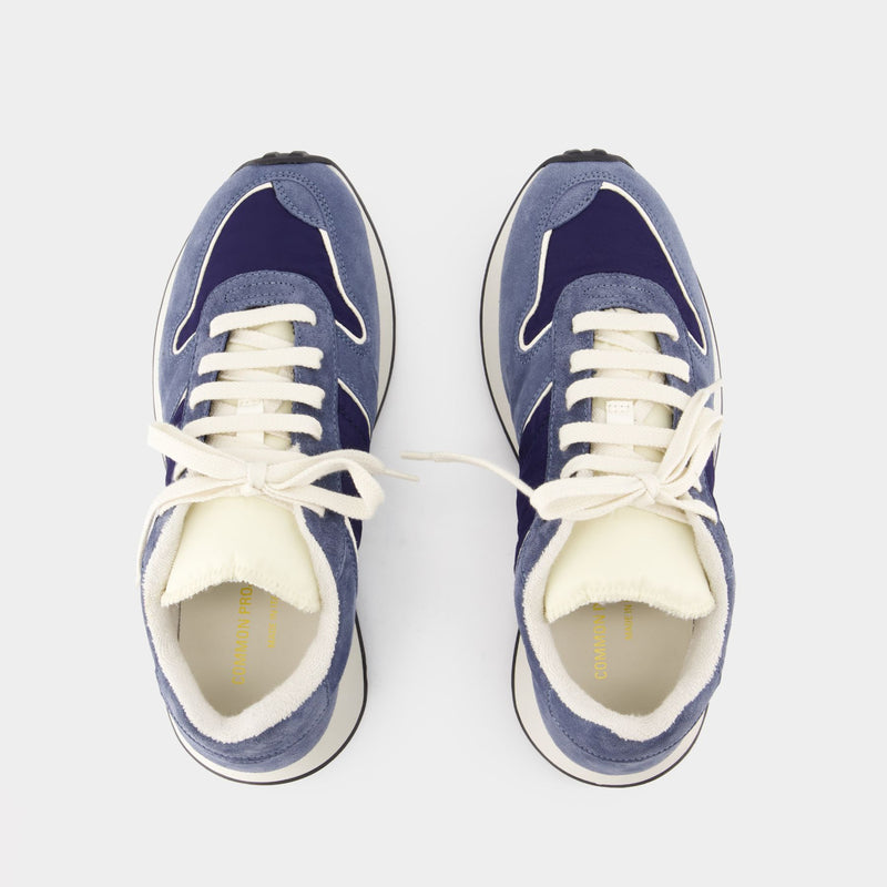 Track Sneakers - COMMON PROJECTS - Leather - Blue