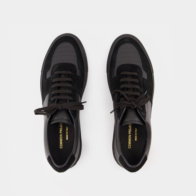 Bball Duo Sneakers - COMMON PROJECTS - Leather - Black