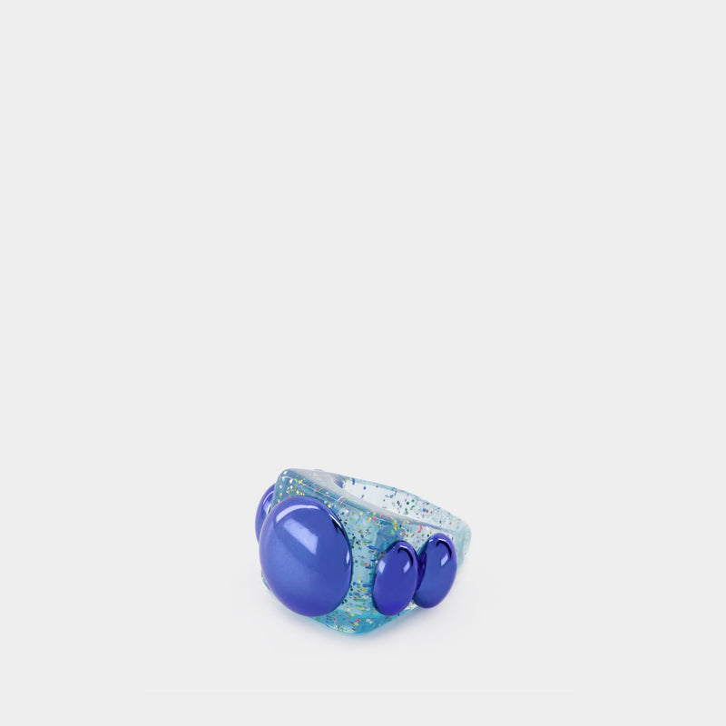 Atlantis Ring in Blue PVC