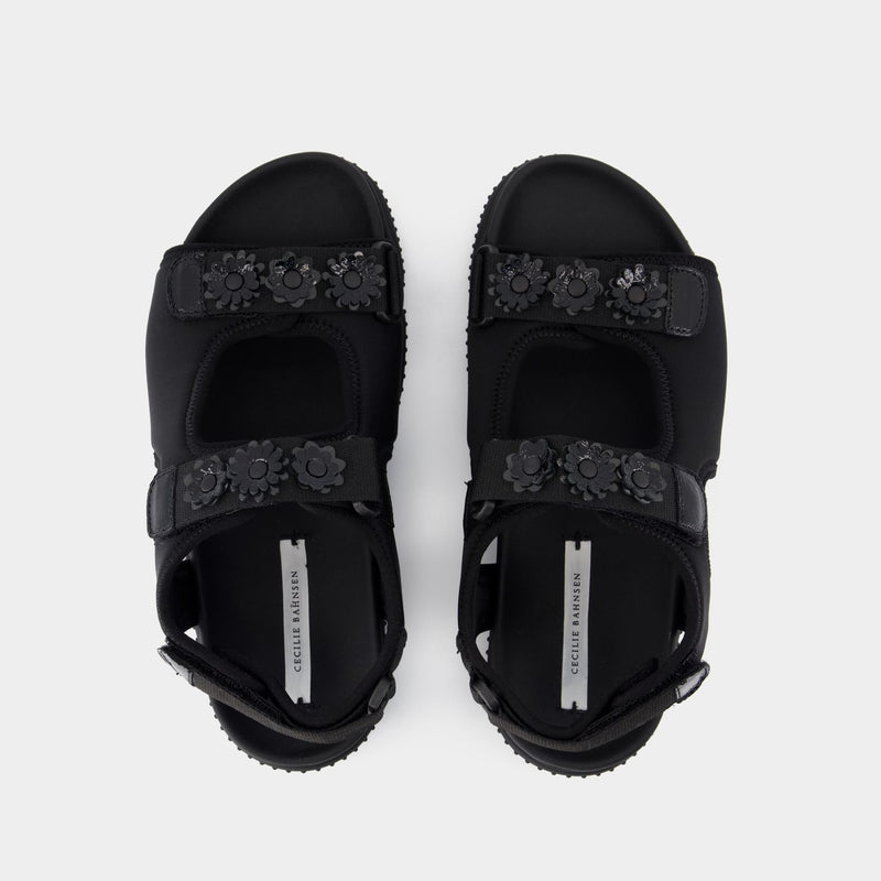 Valeria Sandals - CECILIE BAHNSEN - Synthetic - Black