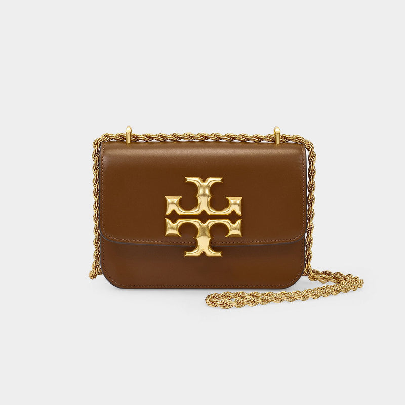 Eleanor Small Hobo Bag - Tory Burch -  Moose - Leather