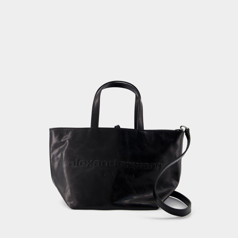 Punch Small Shopper Bag - Alexander Wang - Leather - Black