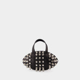 Kong Top Handle Bag - Alexander Wang - Leather - Black