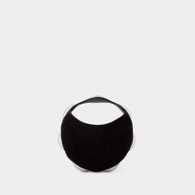 Dome Circular Top Handle Bag - Alexander Wang - Leather - Black