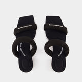 Jax Tubular Sandals - Alexander Wang - Nylon - Black