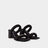 Jax Tubular Sandals - Alexander Wang - Nylon - Black