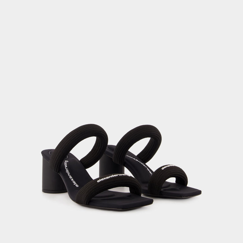 Jax Tubular Sandals - Alexander Wang - Nylon - Black