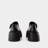 Tova Mary Jane Platform Loafers - Alexander Wang - Leather - Black