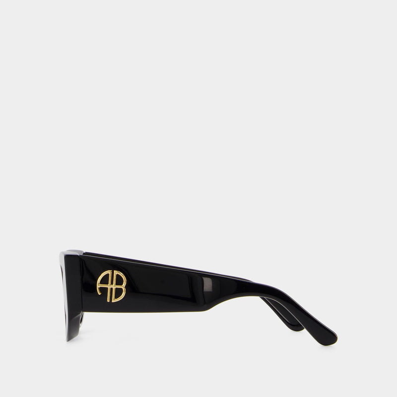 Madrid Sunglasses - ANINE BING - Acetate - Black