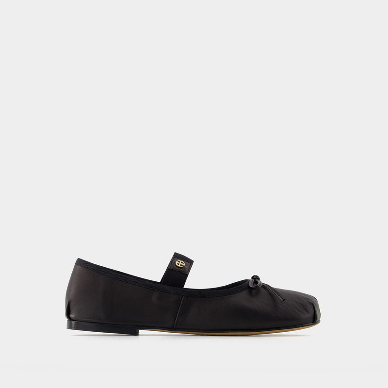 Jolie Ballerinas - ANINE BING - Leather - Black