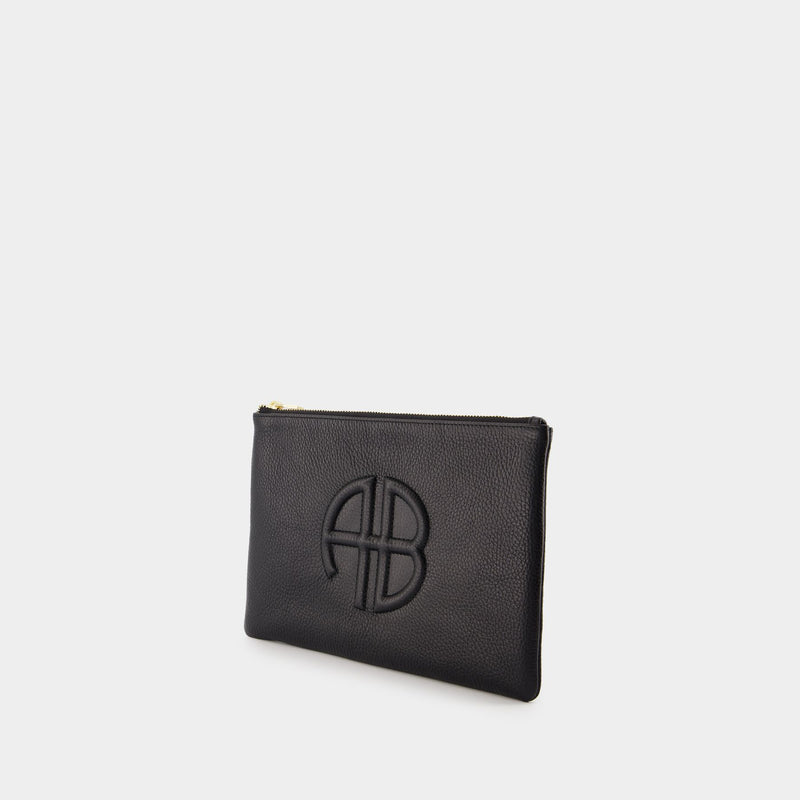 Lili Pouch - ANINE BING - Leather - Black