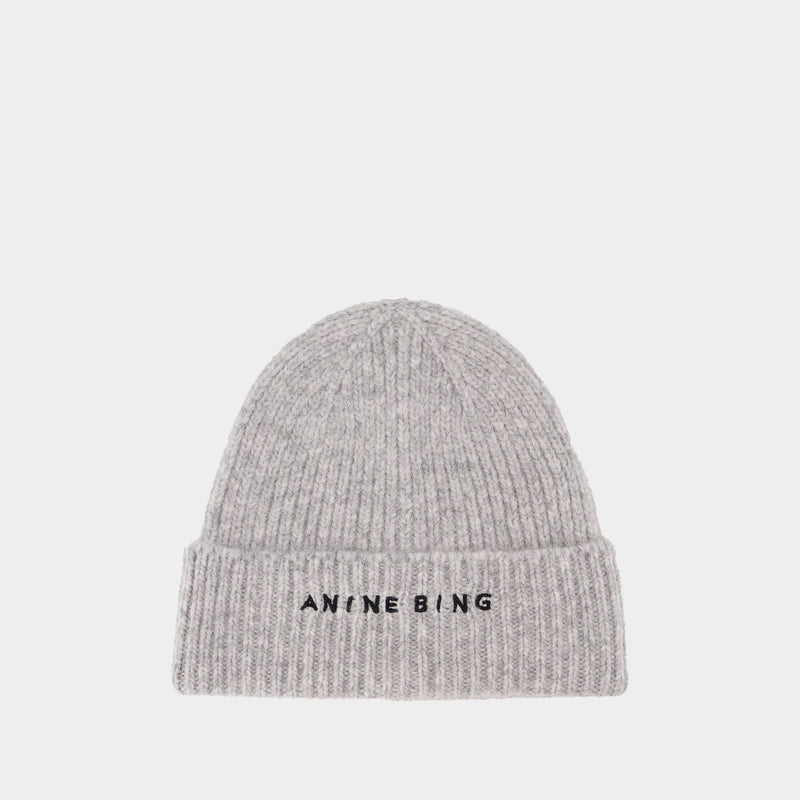 Elia Beanie - ANINE BING - Wool - Grey