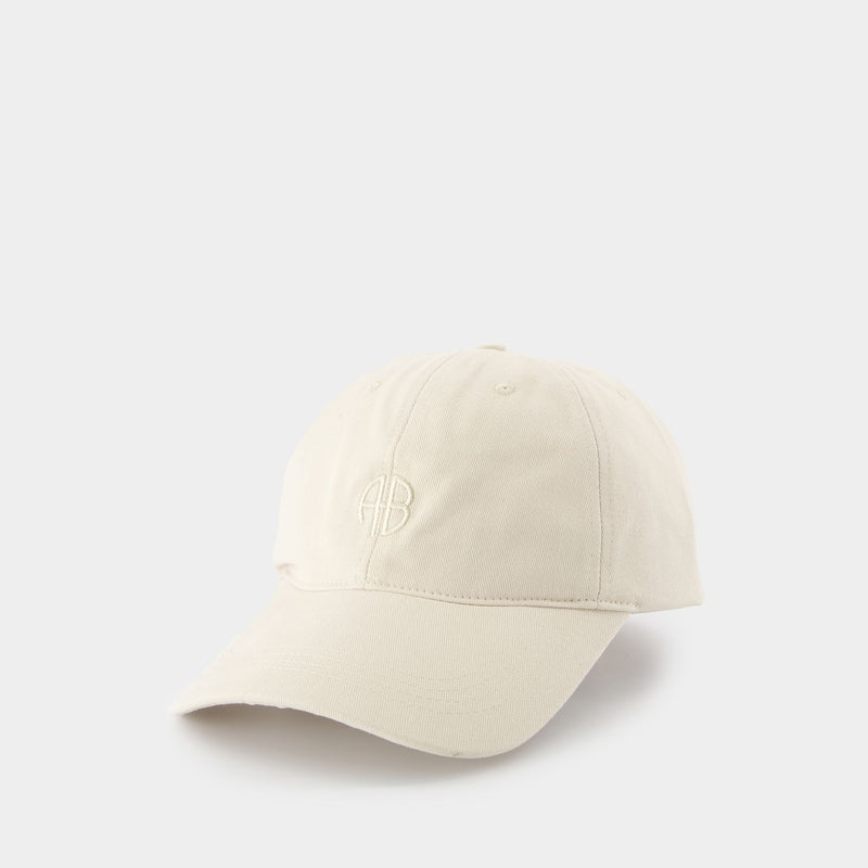 Jeremy Baseball Cap - ANINE BING - Cotton - Beige