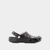 Classic Studded Sandals - Crocs - Synthetic - Black