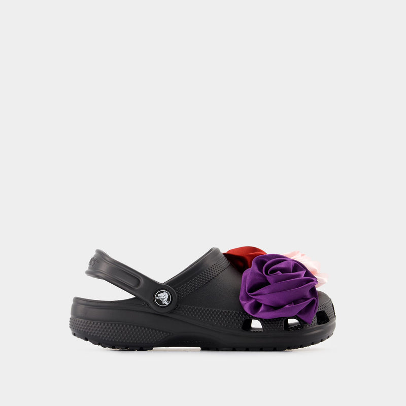 Classic Rosette Sandals - Crocs - Synthetic - Black