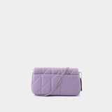 Pillow Tabby Wristlet Clutch - Coach - Leather - Purple