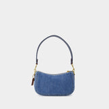 Hobo Swinger 20 bag - Coach - Cotton - Denim - Blue