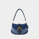 Soho Shoulder Bag - Coach - Cotton - Blue