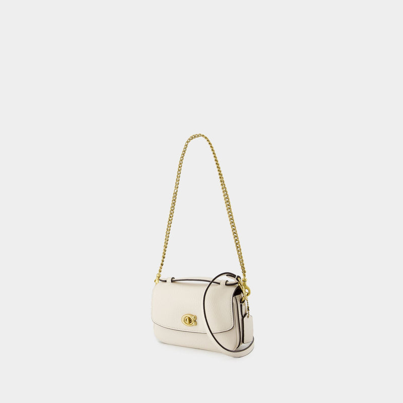 Cassie 17 Crossbody - Coach - Leather - White