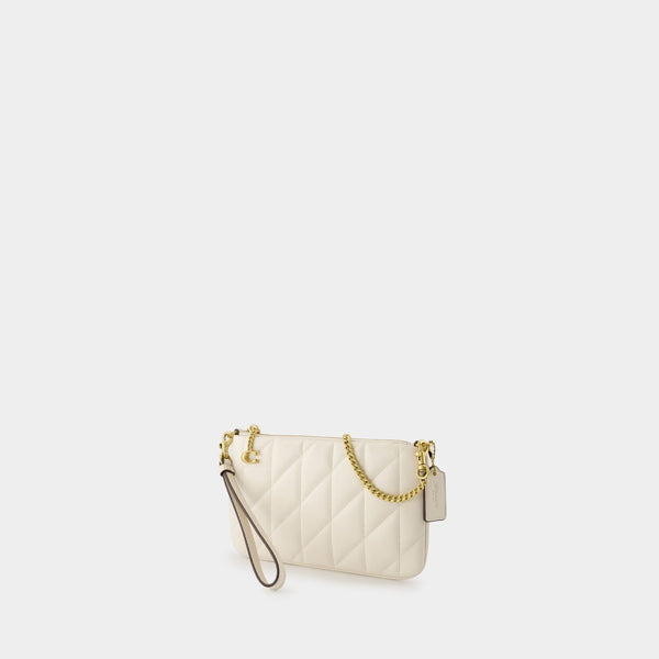 Pouch Crossbody - Coach - Leather - Beige