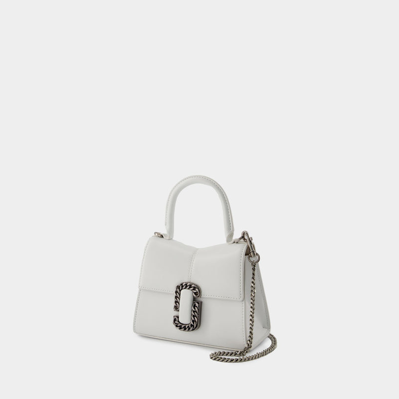 The Mini Top Handle Bag - Marc Jacobs - Leather - White