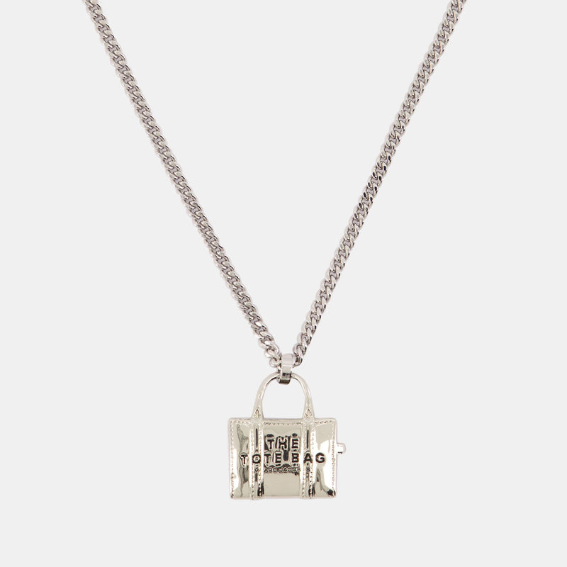 The Tote Bag Necklace - Marc Jacobs - Metal - Silver