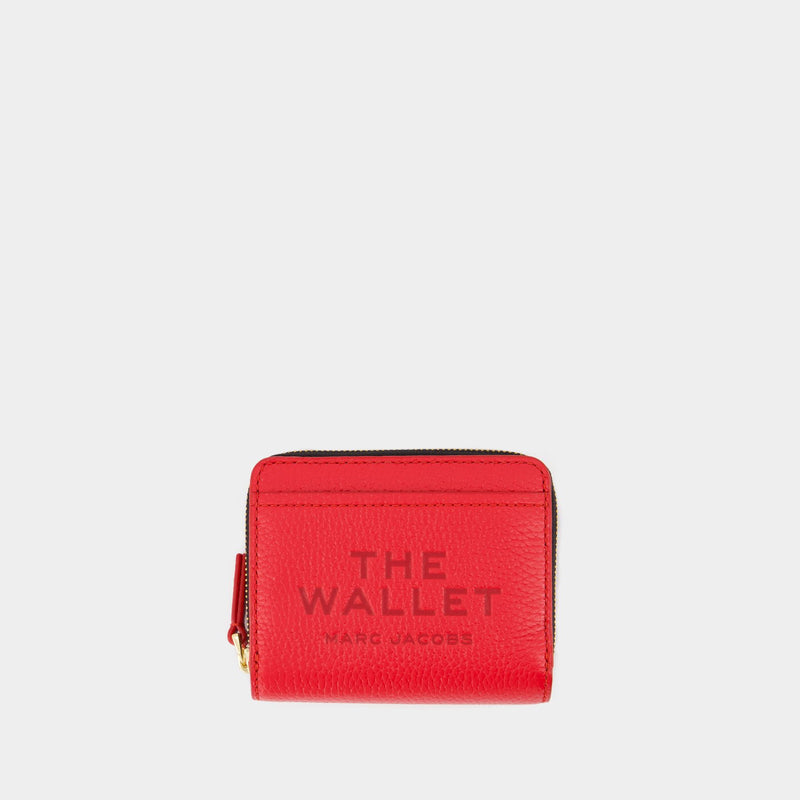 The Mini Compact Wallet - Marc Jacobs - Leather - Red