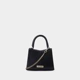 The Mini Top Handle Bag - Marc Jacobs - Leather - Black/Argenté