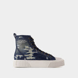 The High Top Sneakers - Marc Jacobs - Cotton - Blue