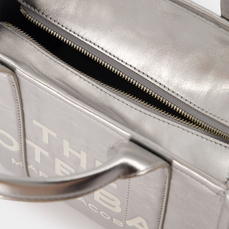 The Small Tote - Marc Jacobs - Leather - Silver