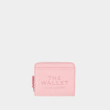 The Mini Compact Wallet - Marc Jacobs - Leather - Pink