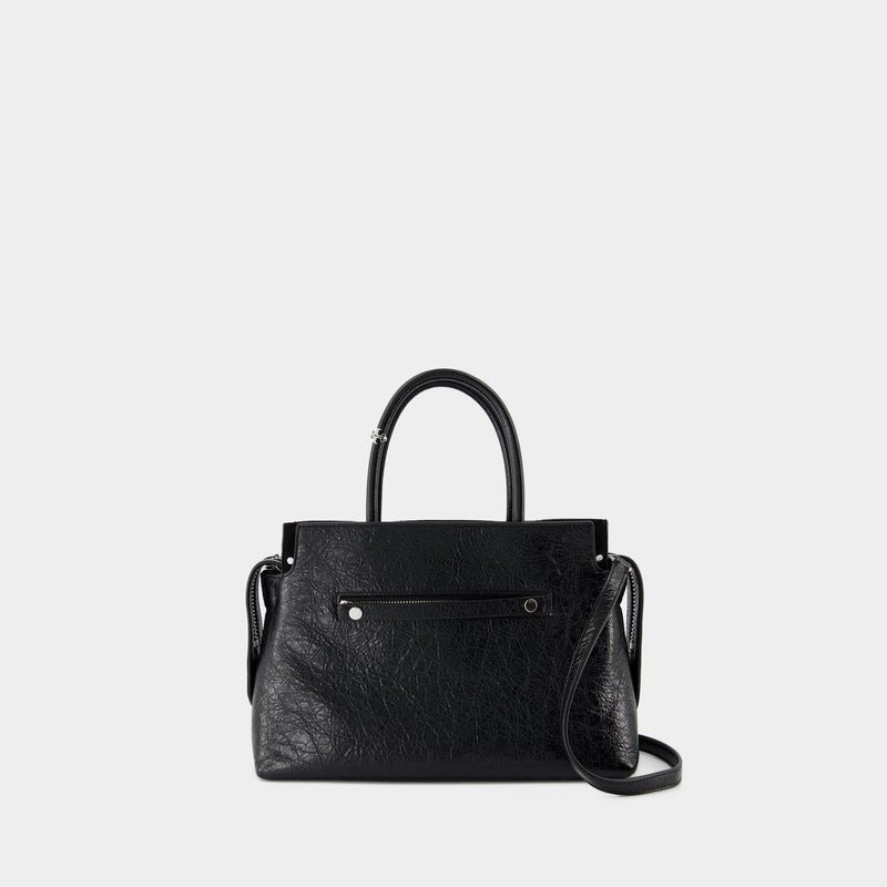 Mercer Satchel Purse - Tory Burch - Leather - Black