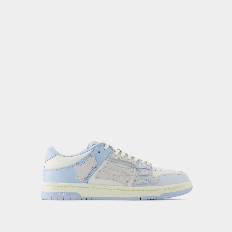 Two-Tone Skel Top Low Sneakers - Amiri - Leather - Blue/White