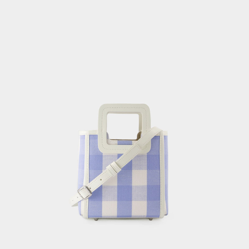 Mini Shirley Bag - Staud - Leather - Blue