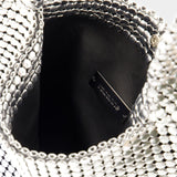 Medium Silver Pixel Shoulder Bag - Rabanne - Aluminium - Silver