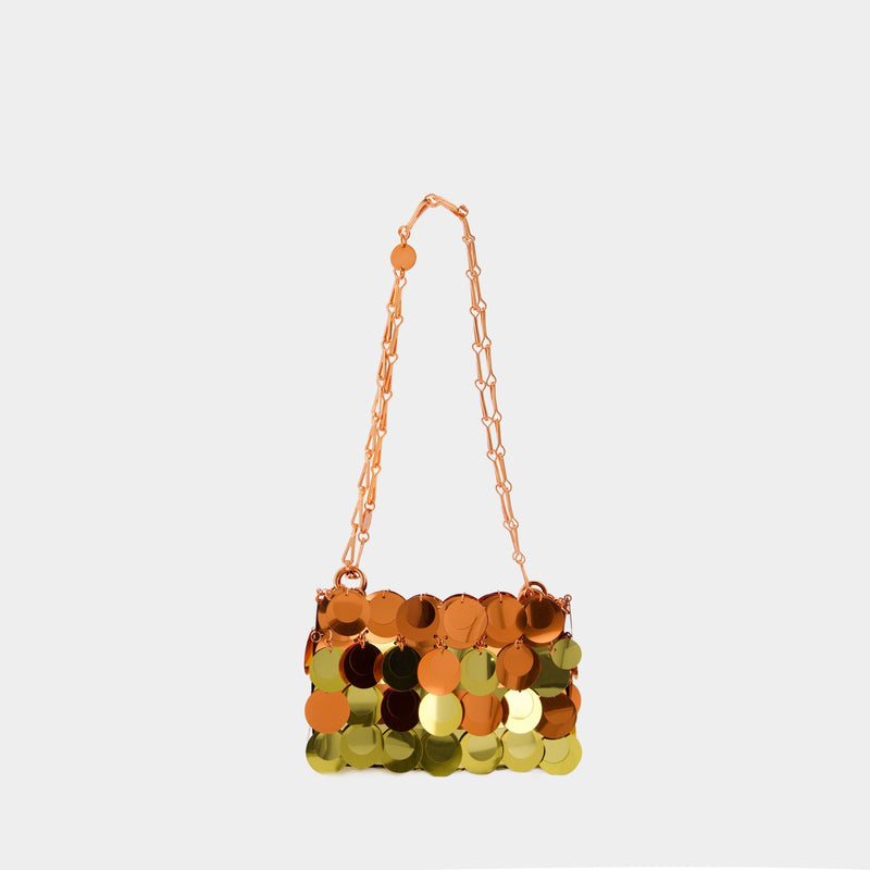 Oversized Sequin Purse - Rabanne - Polyester - Gold