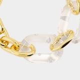 Necklace - Rabanne - Aluminum - Gold