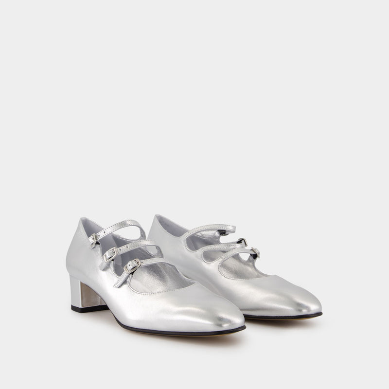 Kina Pumps - Carel - Leather - Silver