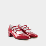 Kina 24 Pumps - Carel - Leather - Red