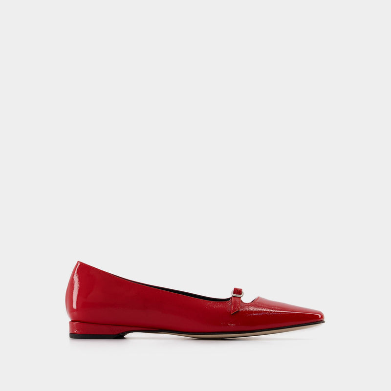 Emilie Ballerinas - Carel - Leather - Red