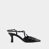 Neri Sandals - Carel - Leather - Black