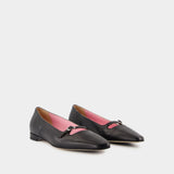 Emilie Ballerinas - Carel - Leather - Black