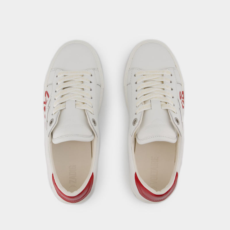 La Flash Good Vibes Sneakers - Zadig 
Voltaire - Leather - White